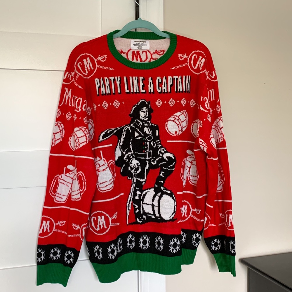 Captain Morgan Ugly Christmas Sweater